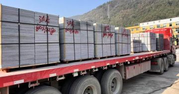 唐山 芝麻灰地铺石出货日常