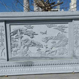 唐山 芝麻白大型照壁，屏风，影壁