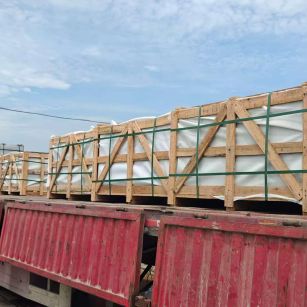 唐山 芝麻白花岗岩地铺石出口专车-泰国游