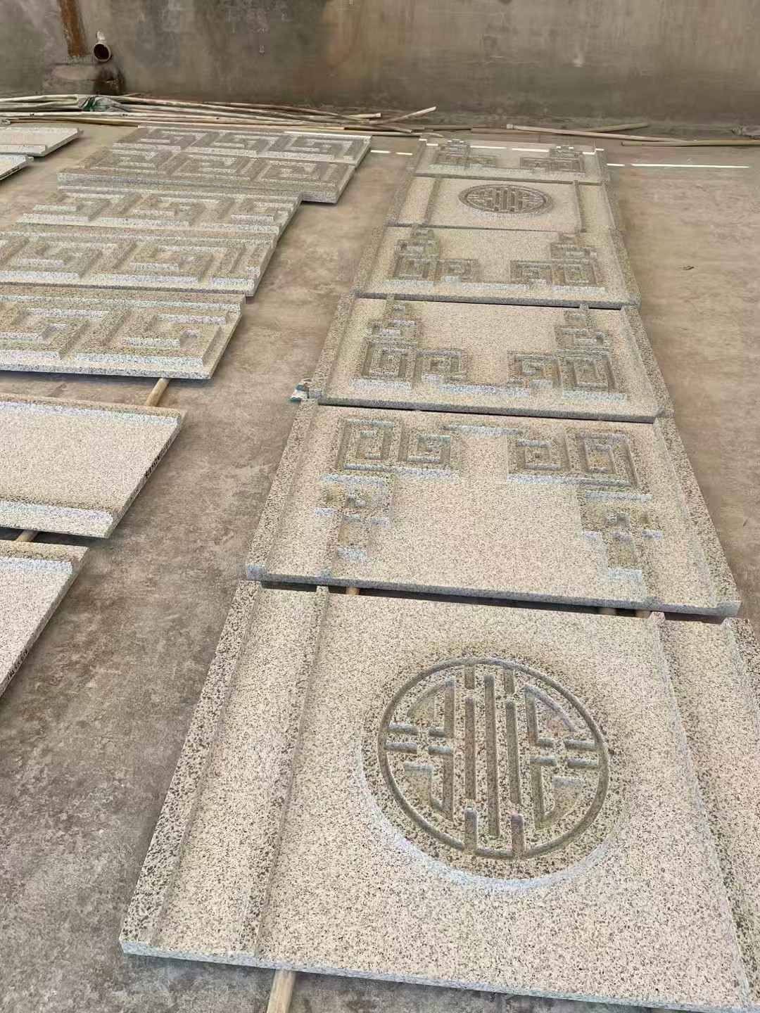 唐山 白麻花岗岩外墙立面雕刻板