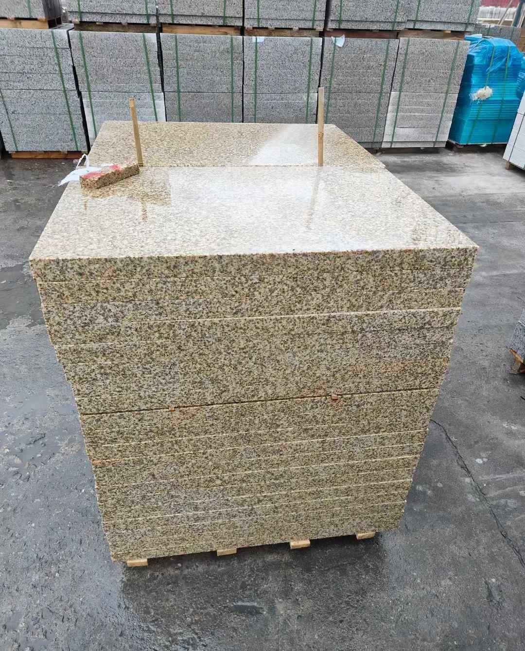 唐山 湖北黄金麻花岗岩石材荔枝面外墙石材