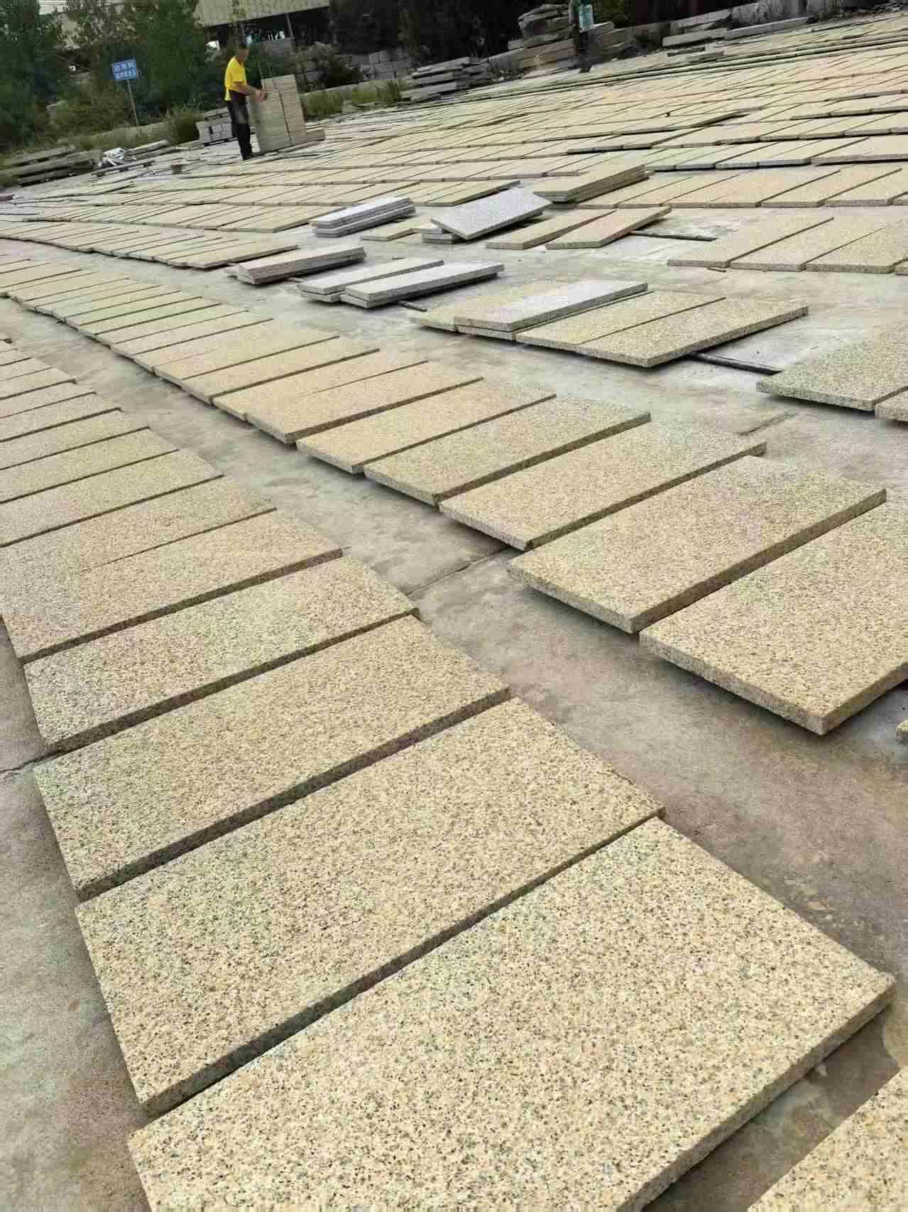 唐山 黄金麻荔枝地铺石面排板