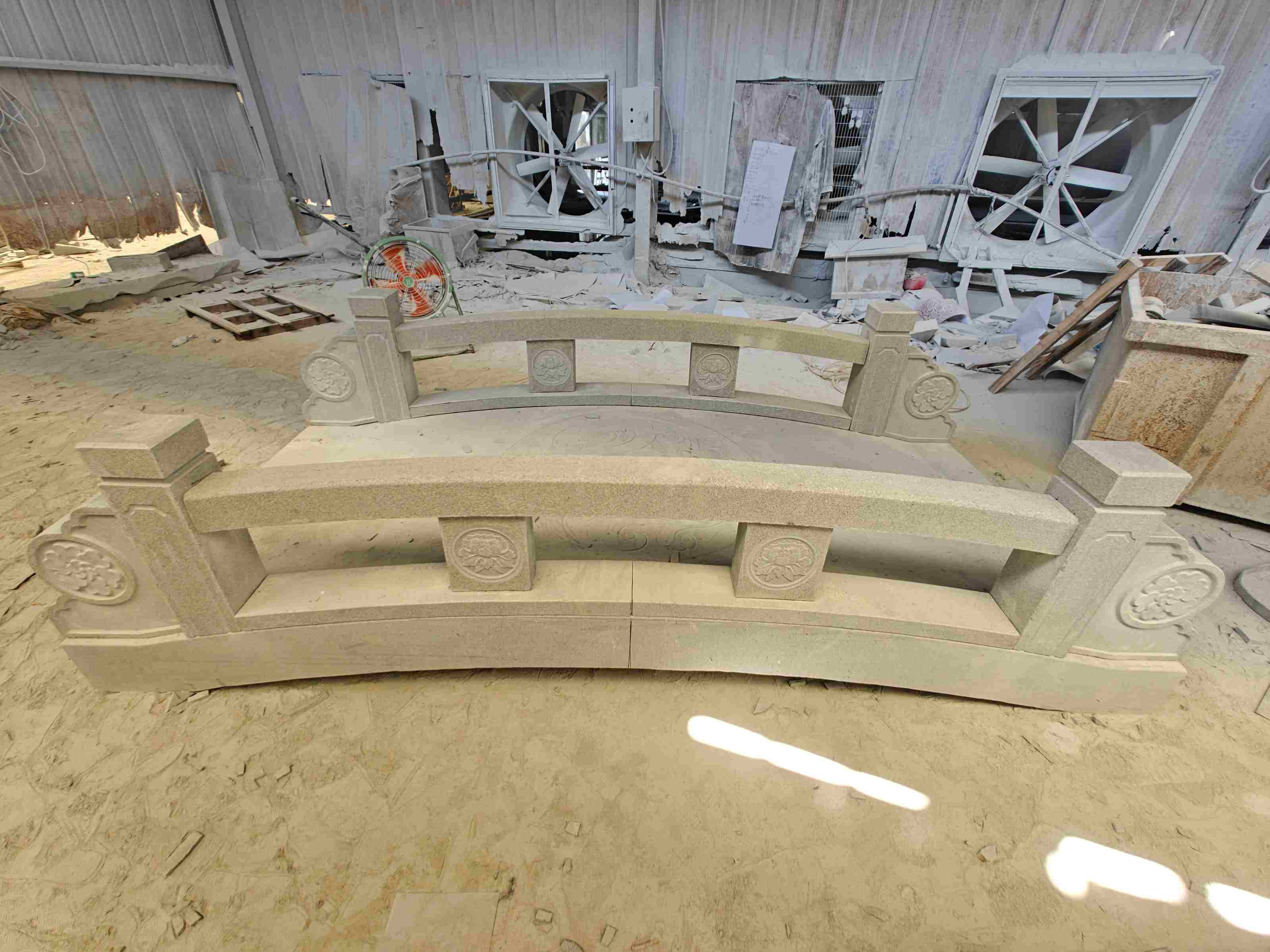 唐山 芝麻灰花岗岩异形加工-拱桥，石桥