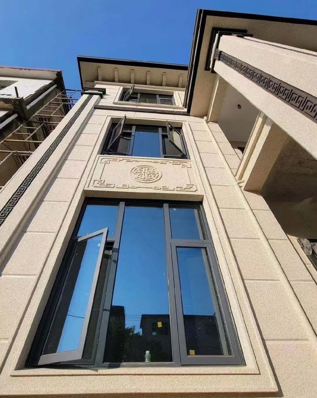 唐山 黄金麻荔枝面别墅外墙干挂效果展示