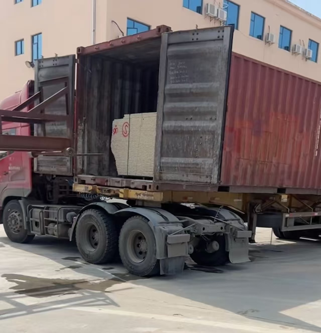 唐山 黄金麻荔枝面毛板