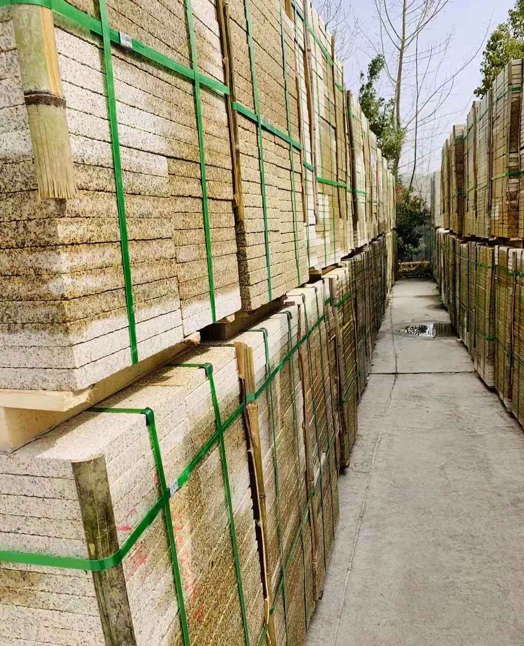 唐山 黄金麻花岗岩荔枝面地铺石