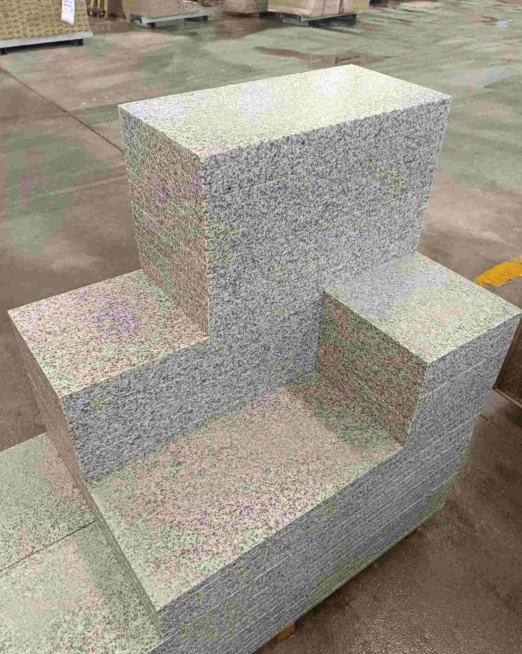 唐山 白麻花岗岩荔枝面地铺石