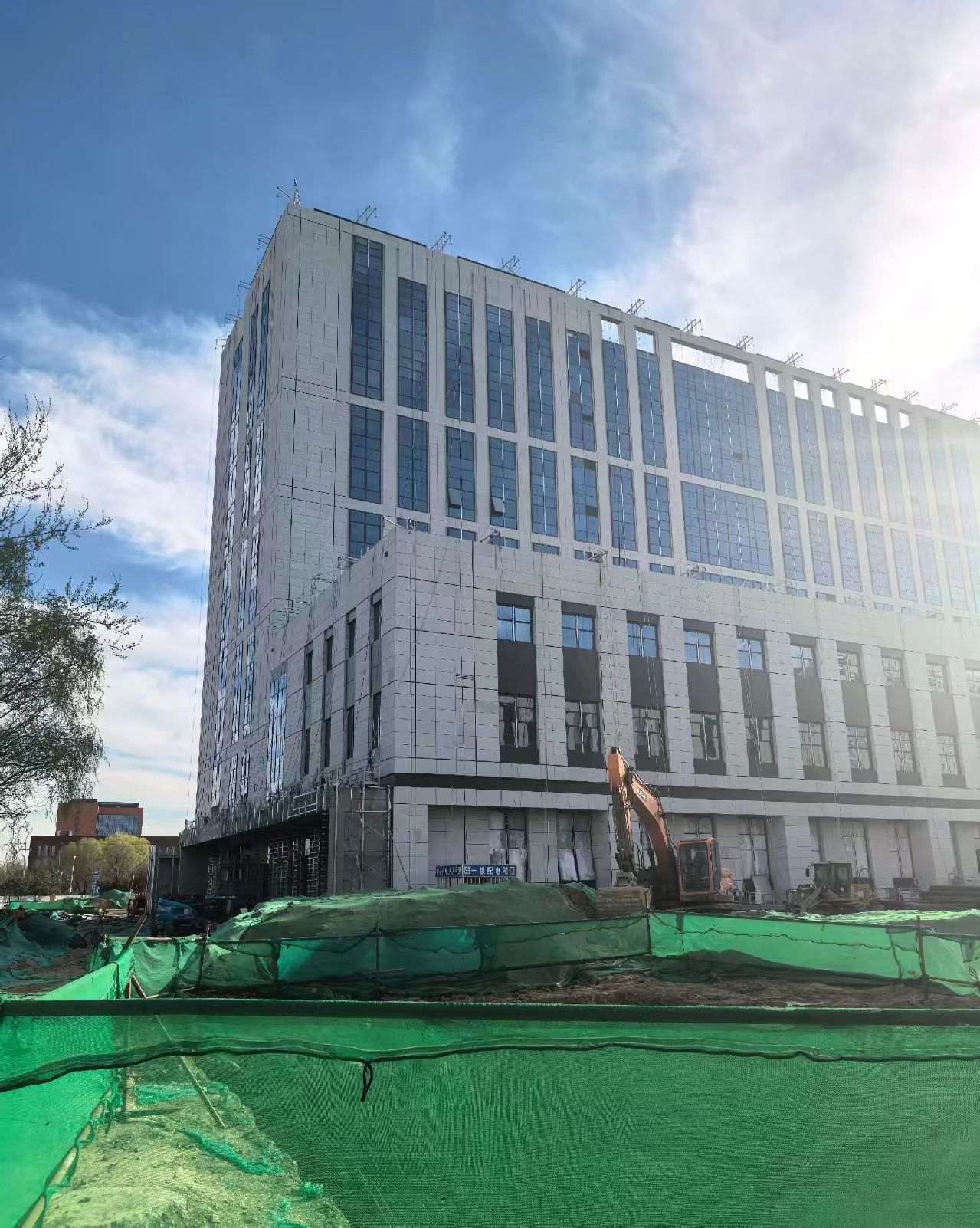 唐山 白麻花岗岩石材外墙干挂